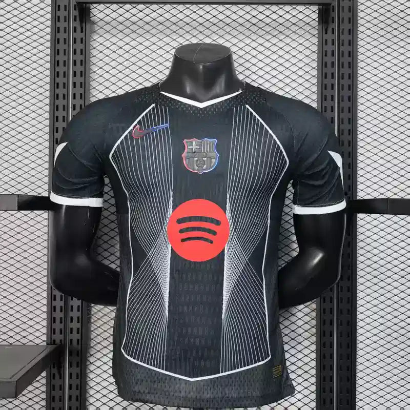 MAILLOT BARCELONE CONCEPT "noir" 2025/2026 YamaKits Foot