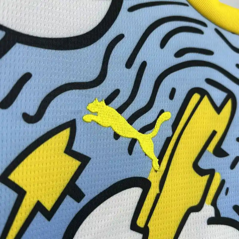 Maillot Manchester City concept "Tempête" 2025/2026 YamaKits Foot