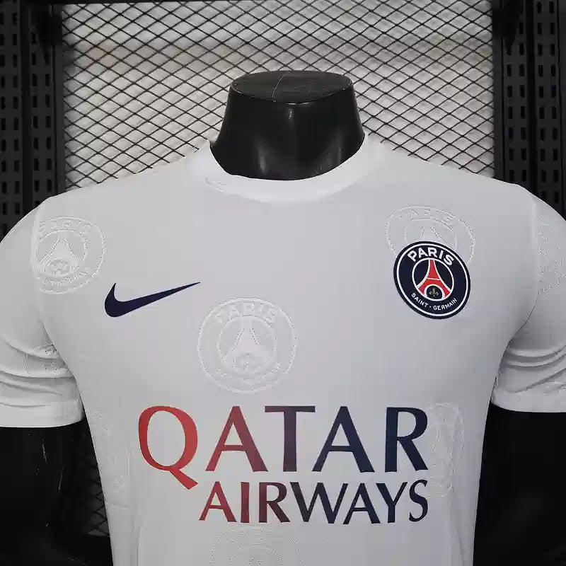 Maillot Paris SG Version "Player, blanc" 2025/2026 YamaKits