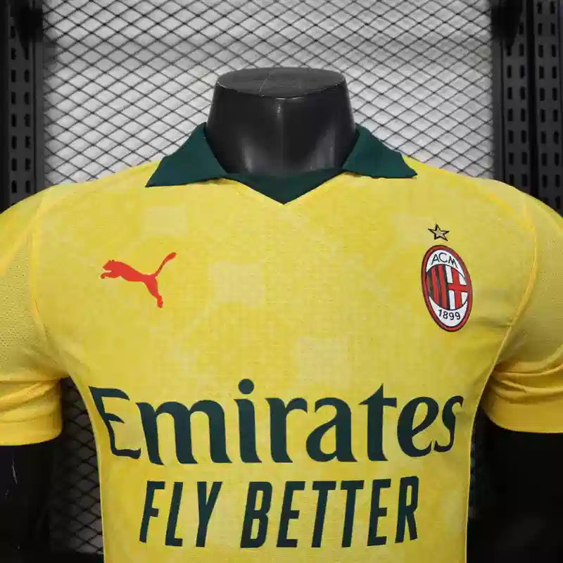 Maillot Ac Milan gardien « Jaune » 2024/2025 Version Player YamaKits Foot5