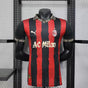 MAILLOT AC MILAN CONCEPT "noir, rouge" 2025/2026 Version Player
