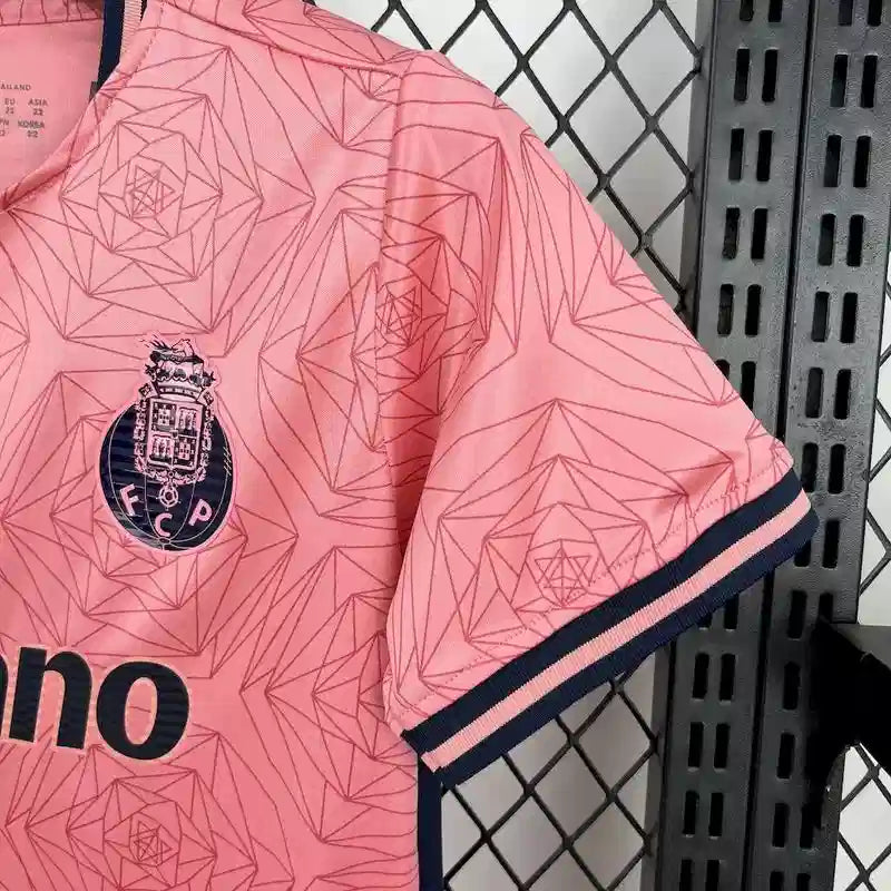 Maillot Porto enfant extérieur "Rose" 2025/2026 YamaKits Foot