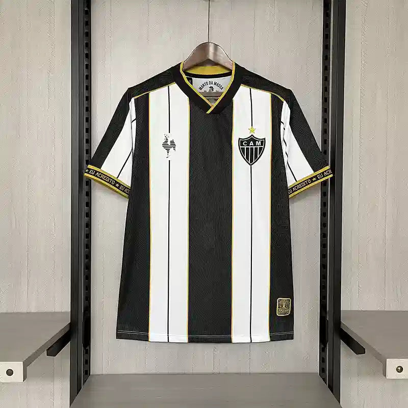 Maillot Atlético Mineiro concept "Blanc,Noir" 2025/2026 YamaKits Foot