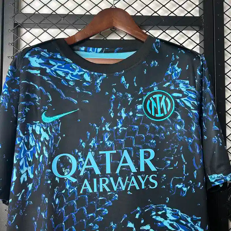 Maillot Inter Milan concept "Bleu serpent" 2025/2026 YamaKits Foot