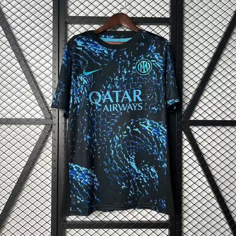 Maillot Inter Milan concept "Bleu serpent" 2025/2026 YamaKits Foot