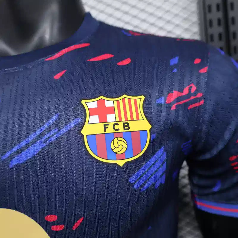 Maillot Barcelone concept "taches" 2025/2026 Version Player YamaKits Foot