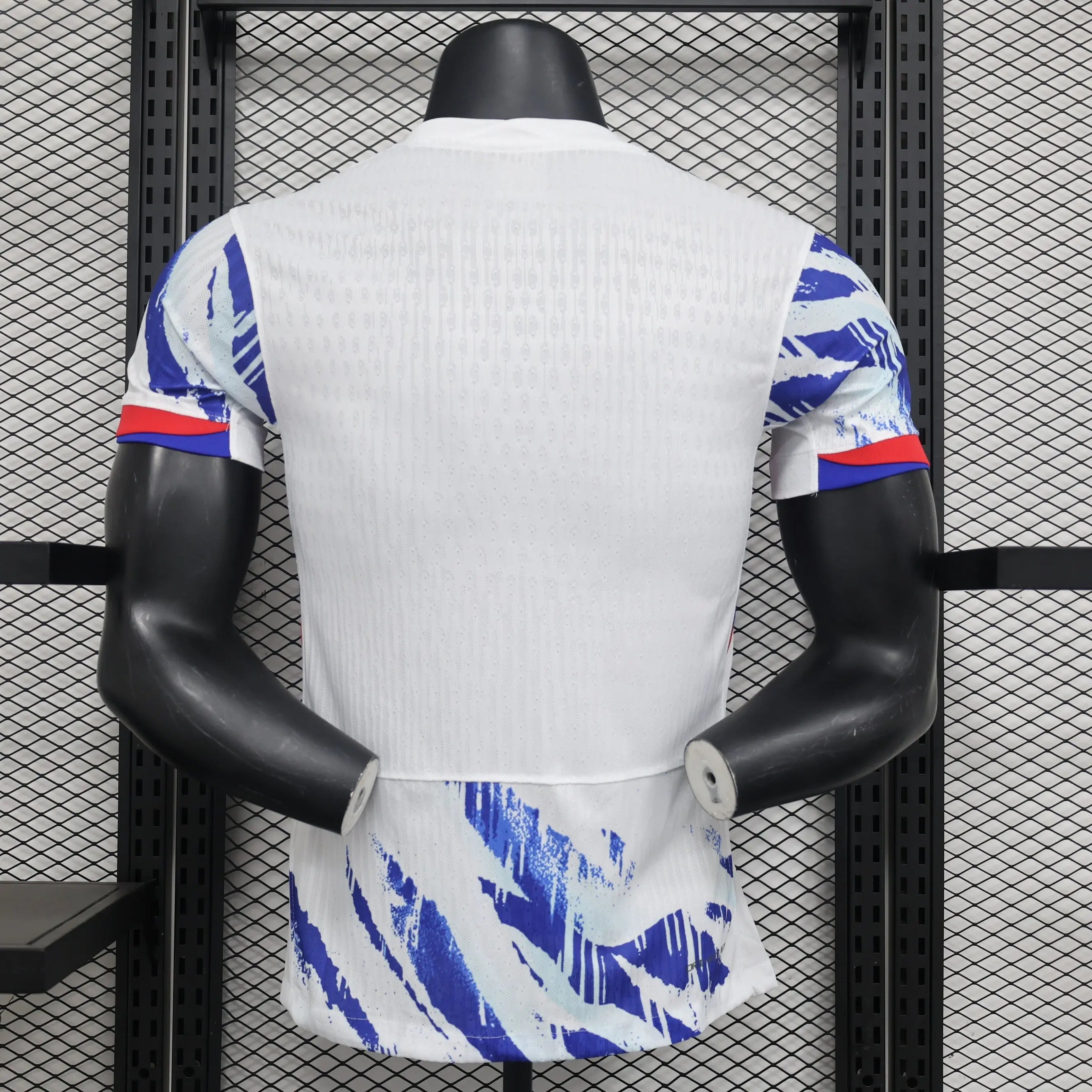 MAILLOT NORVEGE "Blanc, Bleu" EXTERIEUR 2024/2025 Version Player YamaKits Foot