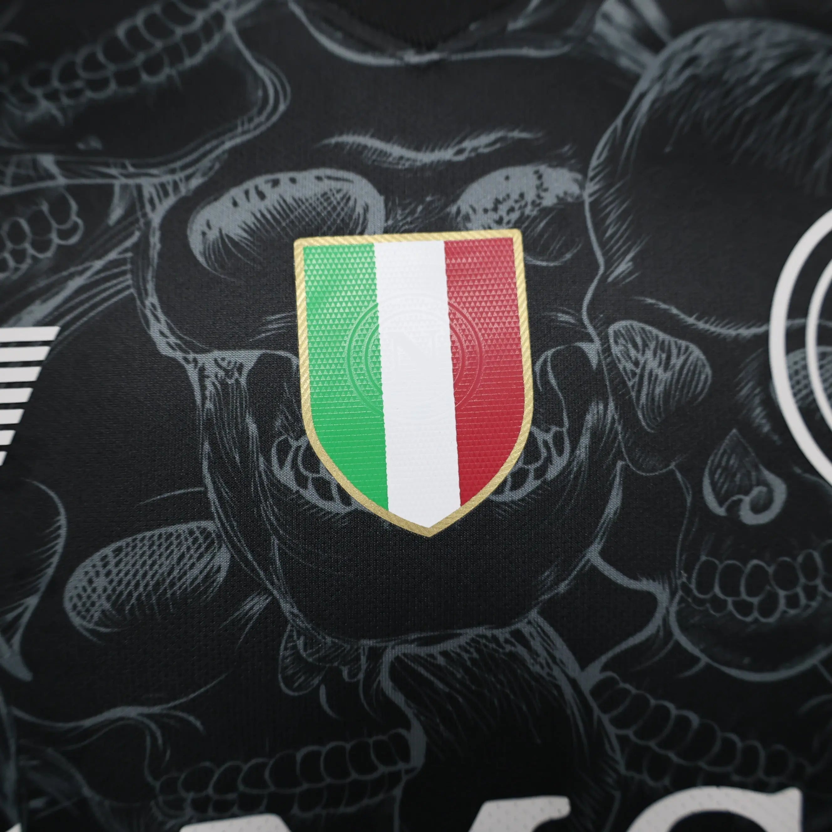 Maillot Napoli Concept "Noir" 2023/2024 Version Player YamaKits Foot
