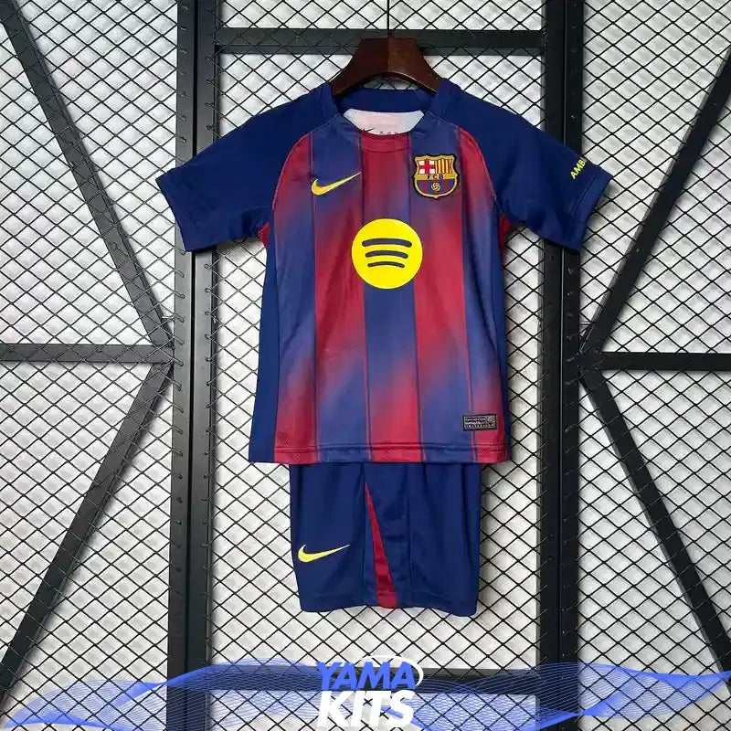 Maillot Barcelone enfant domicile 2025/2026 YamaKits Foot