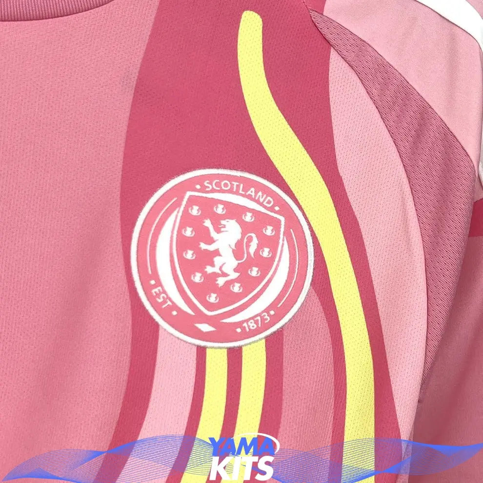 Maillot écosse extérieur « rose » 2024/2025 YamaKits Foot