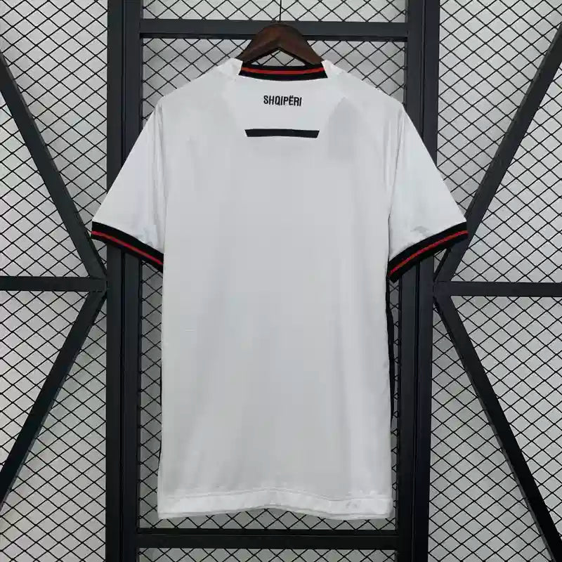 Maillot Albanie extérieur "Blanc" 2025/2026 YamaKits Foot