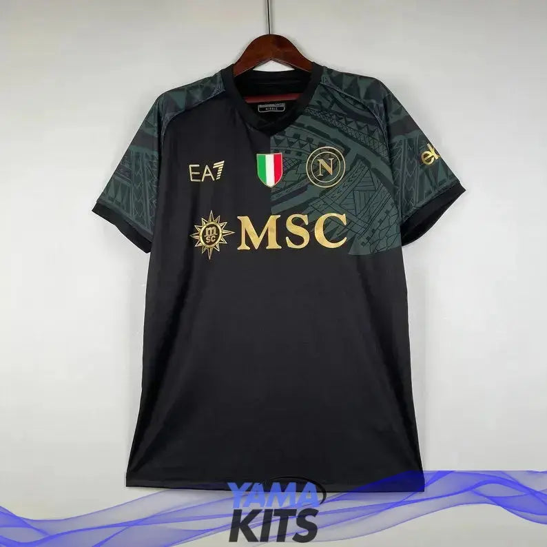 Maillot Napoli Third « noir » 2024/2025 - YamaKits