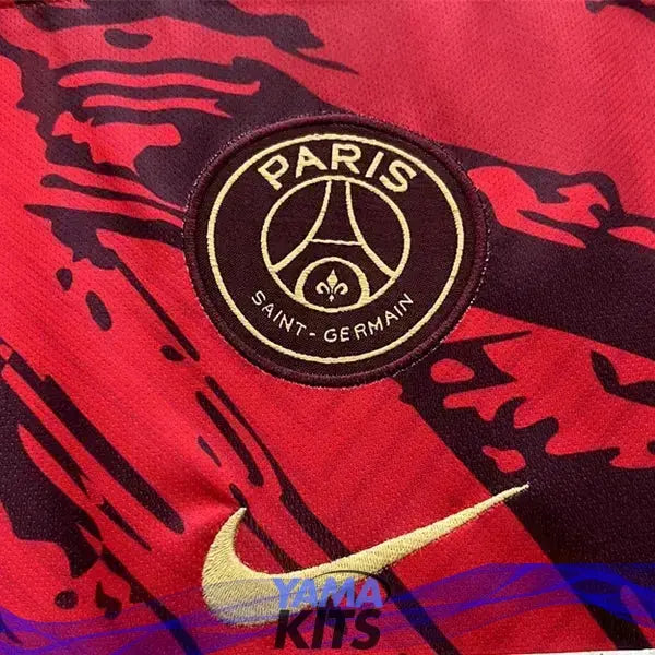 Maillot Paris Saint-Germain concept « rouge » 2024/2025 - YamaKits