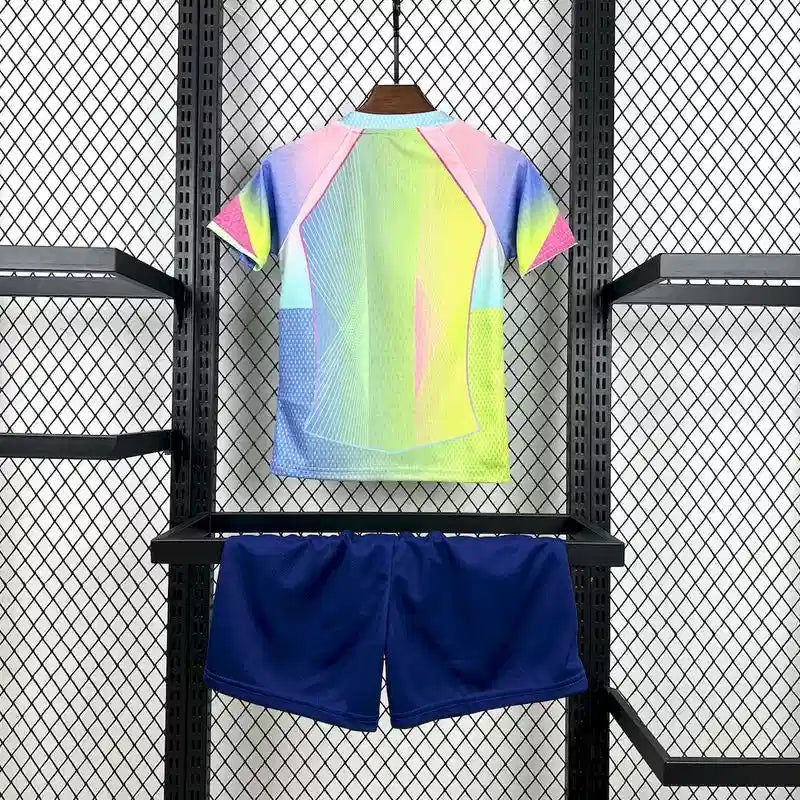 Maillot Barcelone enfant concept "jaune,rose" 2025/2026 YamaKits Foot