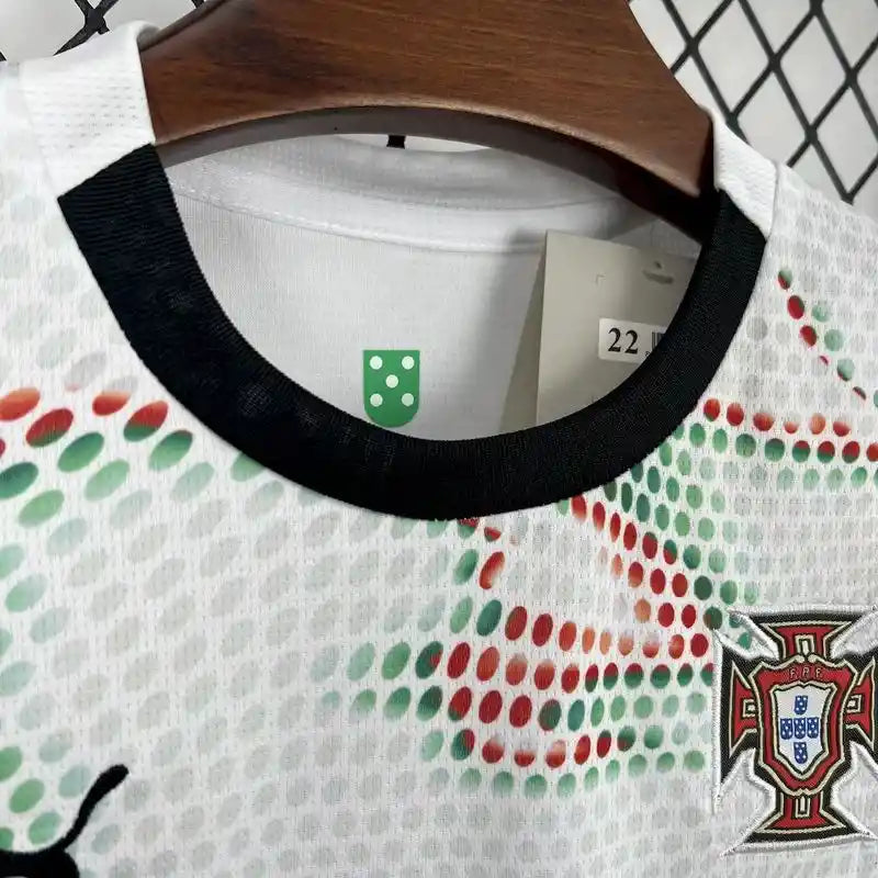 Maillot Portugal ENFANT extérieur "Blanc" 2025/2026 YamaKits Foot