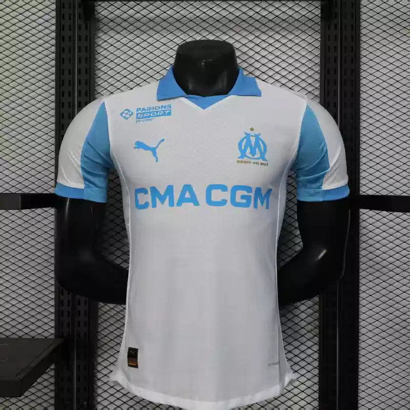 MAILLOT MARSEILLE DOMICILE 2025/2026 Version Player YamaKits Foot