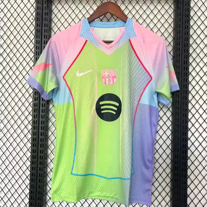 Maillot Barcelone concept "jaune,rose" 2025/2026 YamaKits Foot