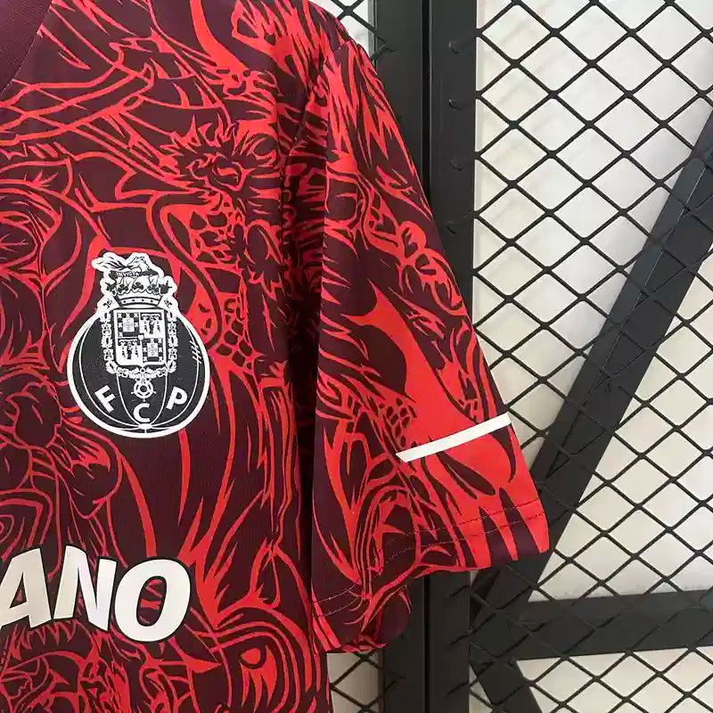 Maillot Porto concept "Rouge" 2025/2026 YamaKits Foot