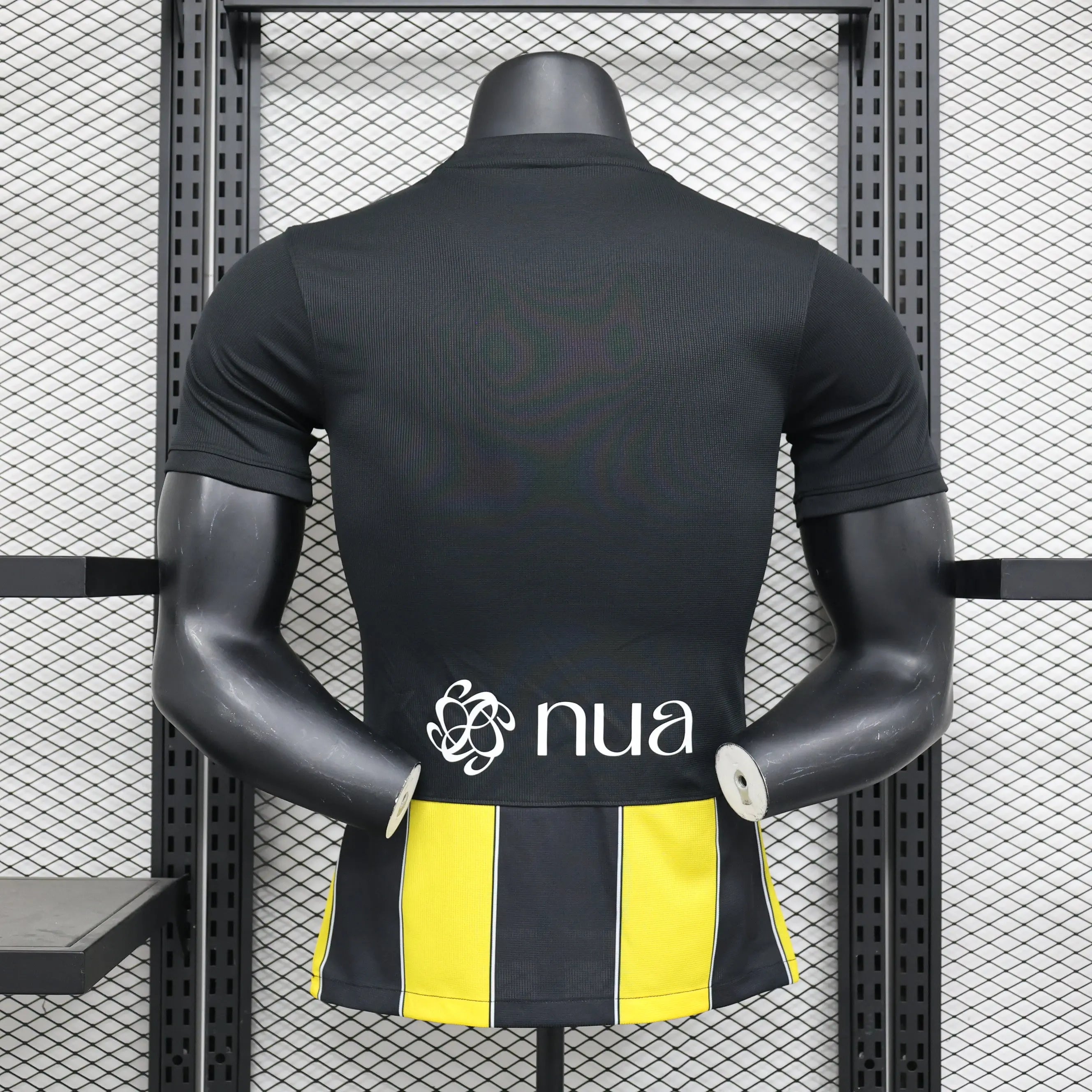 MAILLOT AL ITTIHAD DOMICILE "Noir, Jaune" 2023/2024 YamaKits Foot