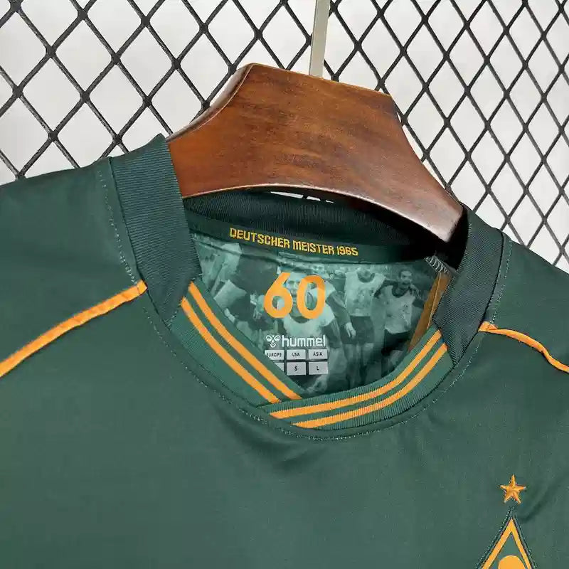 Maillot Borussia Mönchengladbach éxterieur "vert" 2025/2026 YamaKits Foot