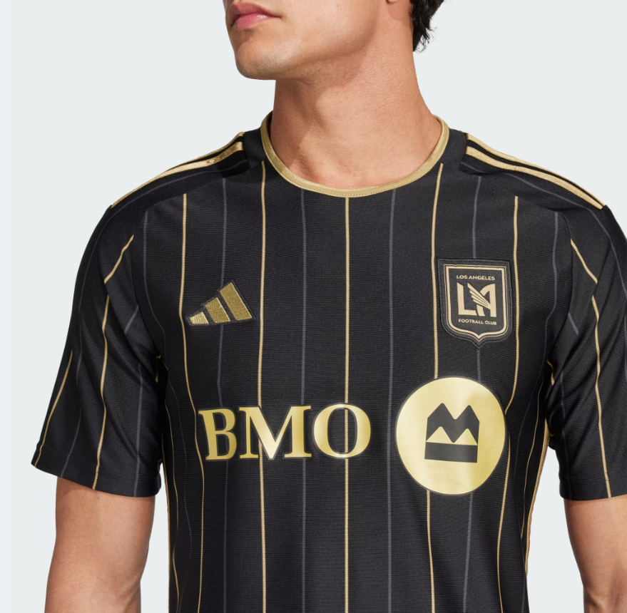 Maillot Los Angeles Domicile "Noir,or" 2024/2025 YamaKits Foot