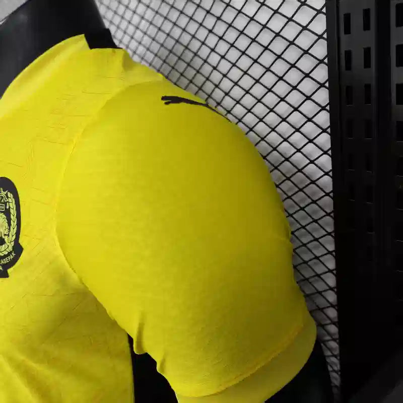 MAILLOT MALAISIE DOMICILE "Jaune" 2025/2026 Version Player YamaKits Foot