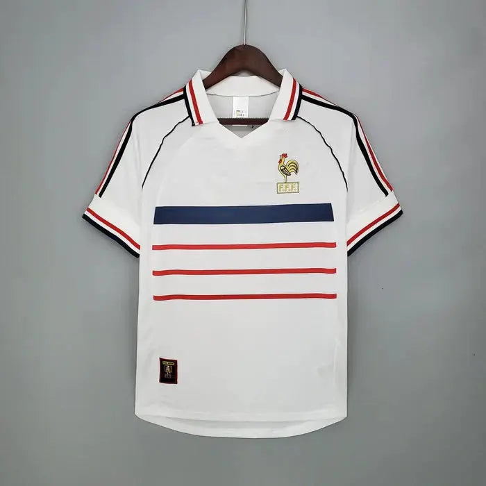 Maillot France Retro CDM "Blanc" 1998 YamaKits Foot