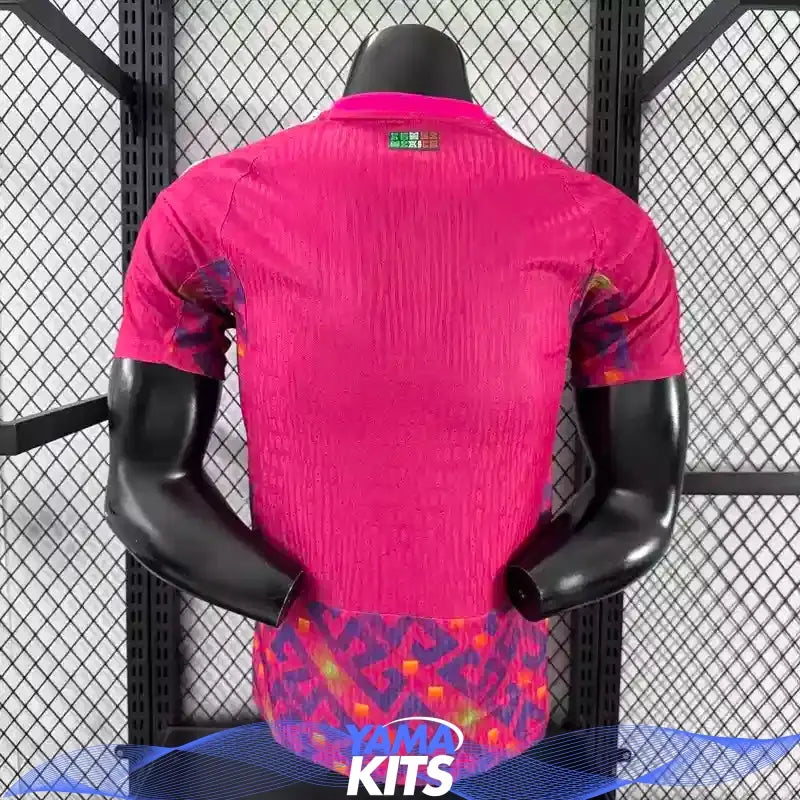 MAILLOT MÉXIQUE GARDIEN "Rose" 2026/2027 Version Player YamaKits Foot