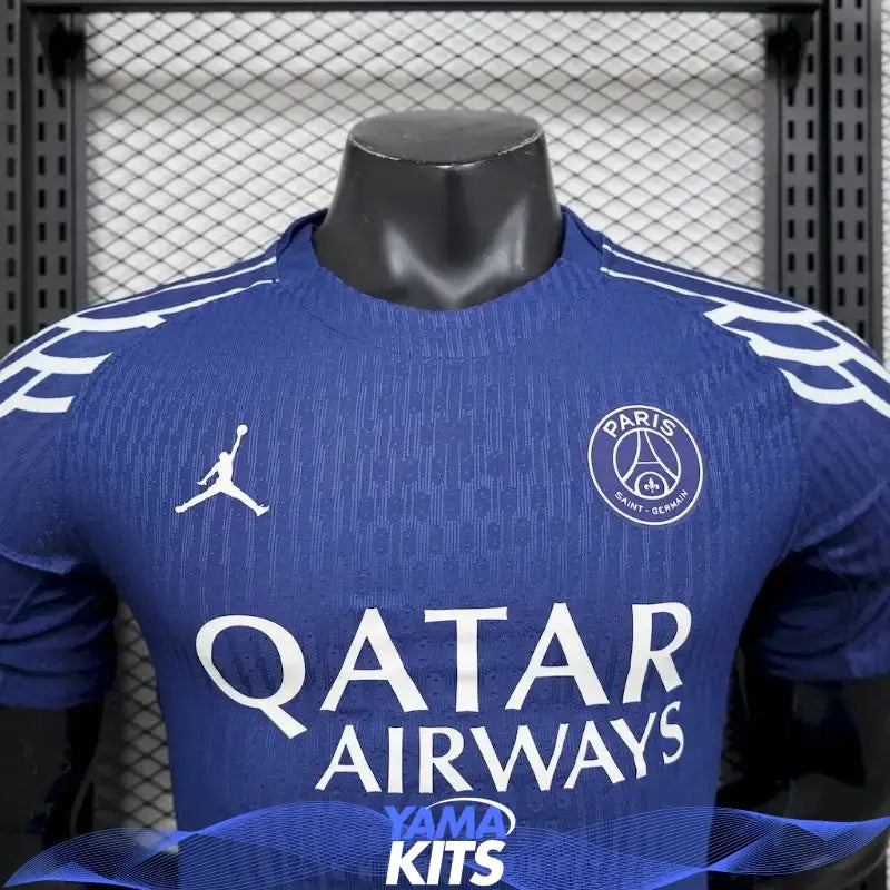 Maillot Paris SG Third "Jordan, bleu" 2024/2025 Version Player YamaKits Foot