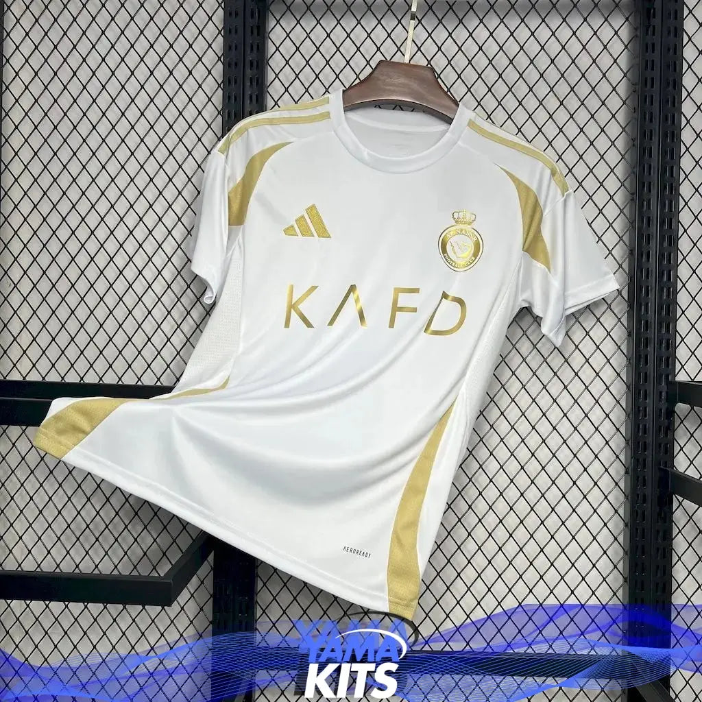 Maillot Al Nassr Third "Or,Blanc" 2024/2025 YamaKits