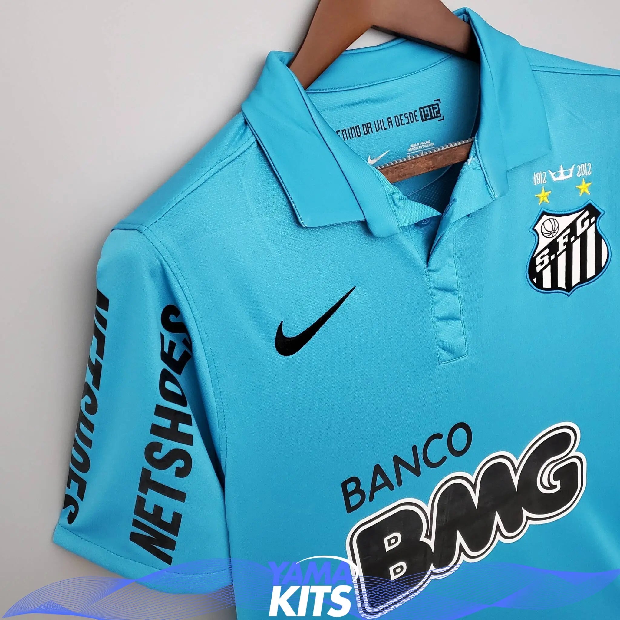 Maillot FC Santos Retro "Bleu" 2012/2013 YamaKits Foot