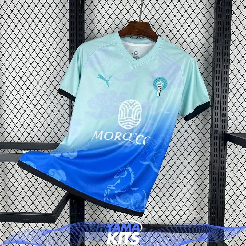 Maillot Maroc concept "Bleu, Vert" 2025/2026 YamaKits Foot