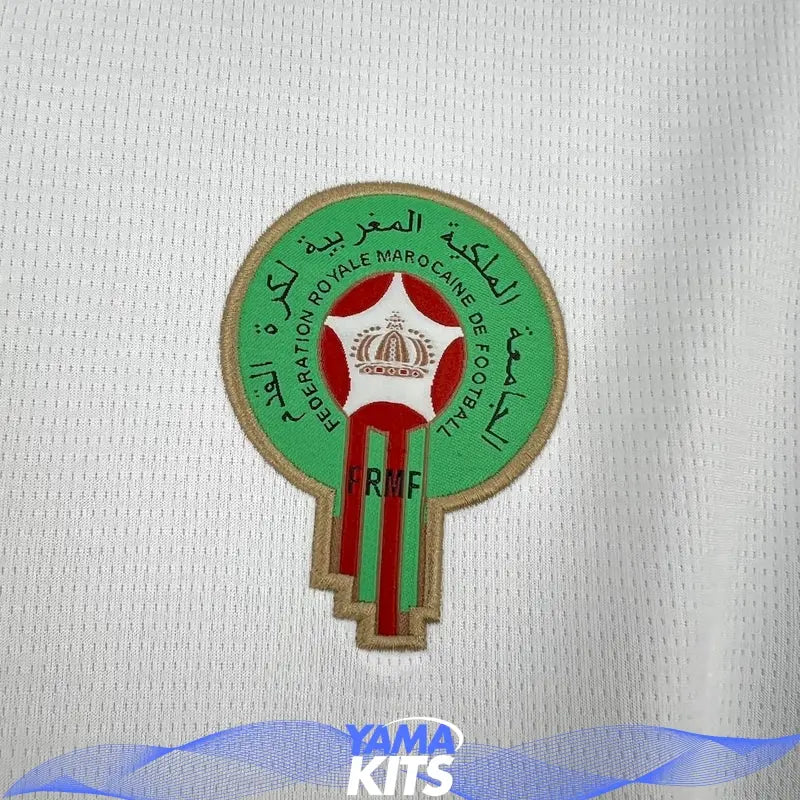 Maillot Maroc extérieur "Blanc" 2025/2026 YamaKits Foot
