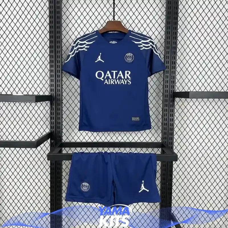 Maillot Paris SG enfant Third "Jordan, bleu" 2024/2025 YamaKits Foot