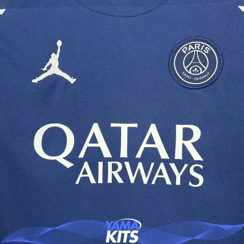 Maillot Paris SG enfant Third "Jordan, bleu" 2024/2025 YamaKits Foot