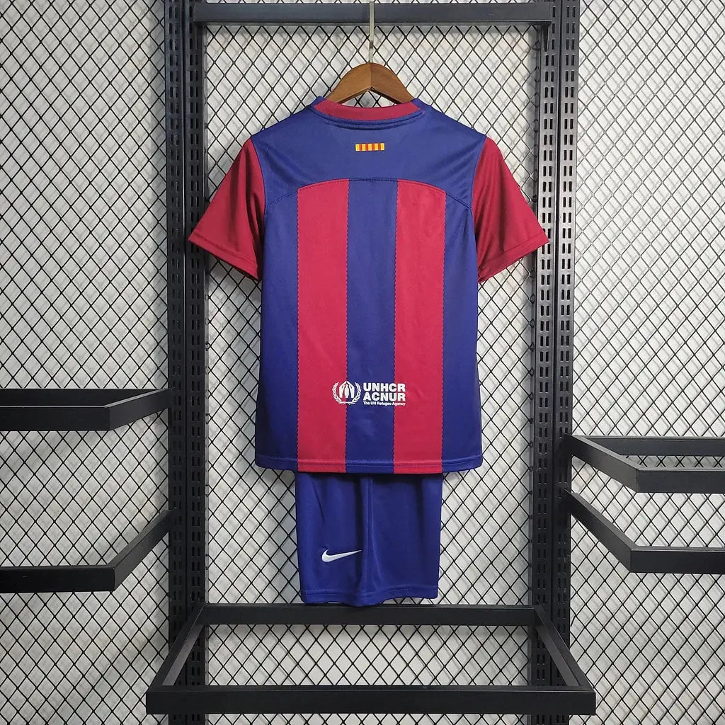 Maillot FC Barcelone enfant Domicile 2023/2024 YamaKits Foot