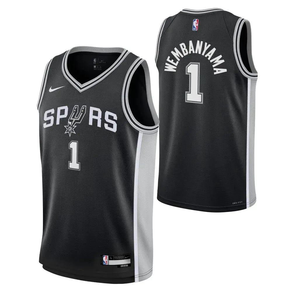 Maillot NBA Enfant Victor Wembanyama San Antonio Spurs Nike Icon - YamaKits