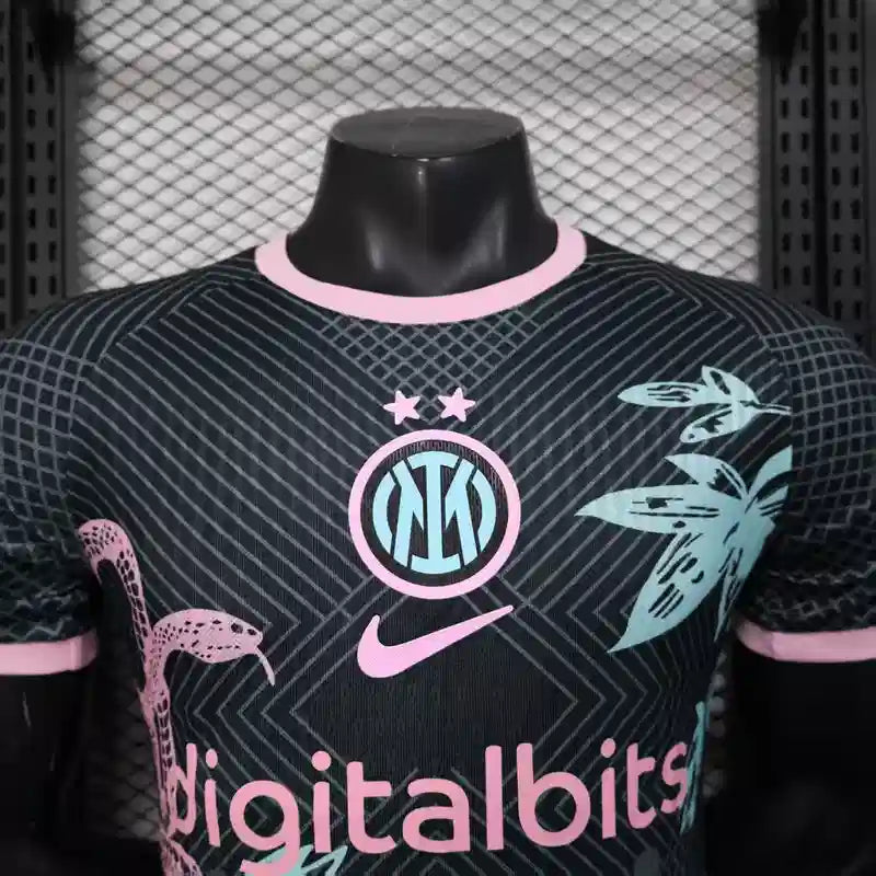 MAILLOT INTER MILAN CONCEPT "Serpent rose" 2024/2025 Version Player YamaKits Foot